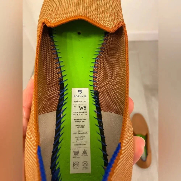 Rothy's The Loafer Fawn Brown Size 8 - Picture 8 of 8